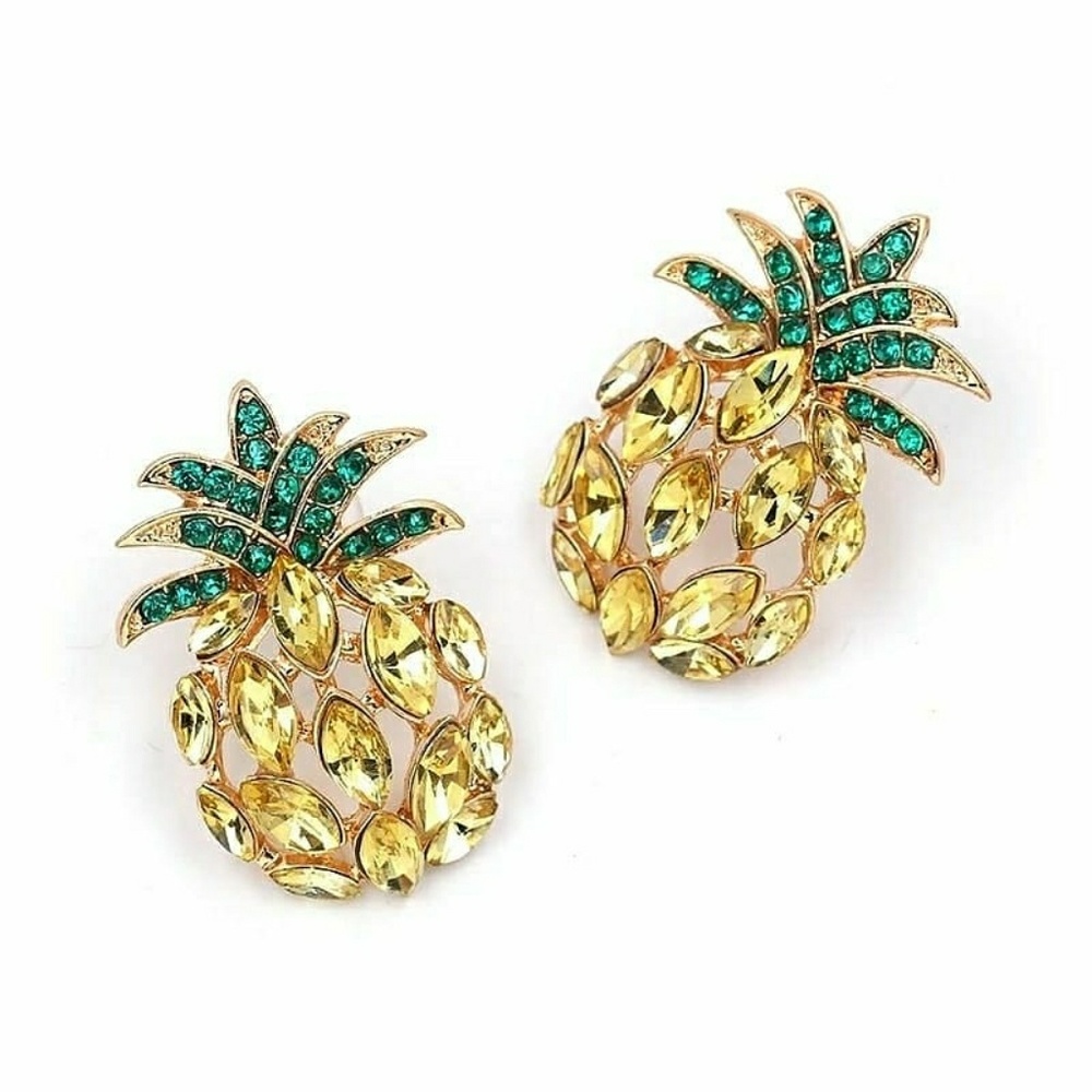 2 pairs of earringsFruit raw vegan 🍌🍍🍍🍌
